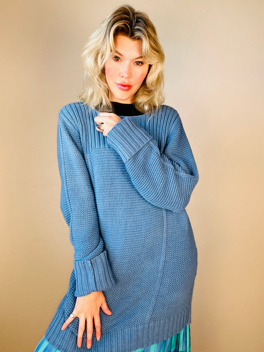 Super Soft Everyday Cotton Sweater / Hand Dyed by Sharon